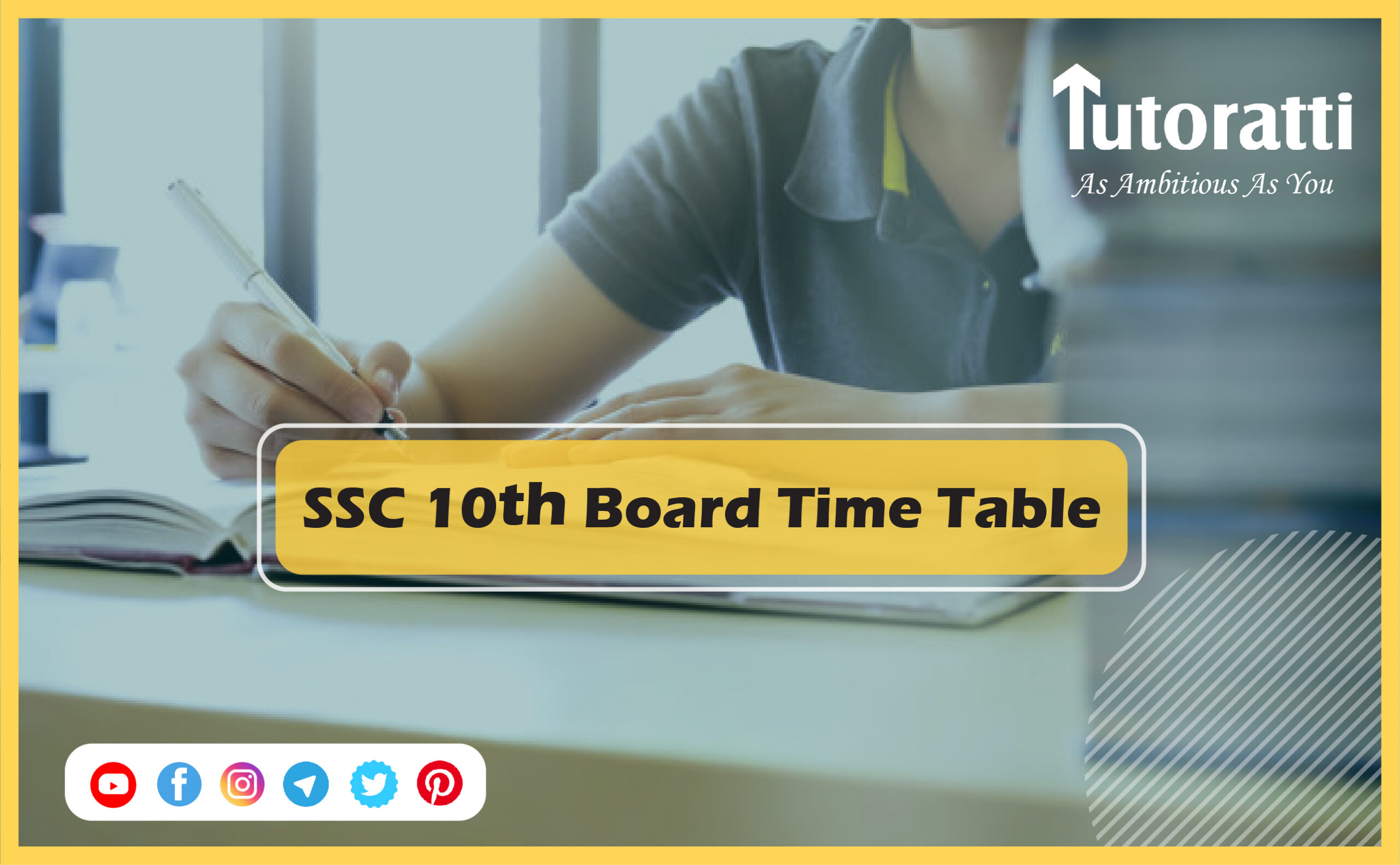 SSC 10th Board Time Table