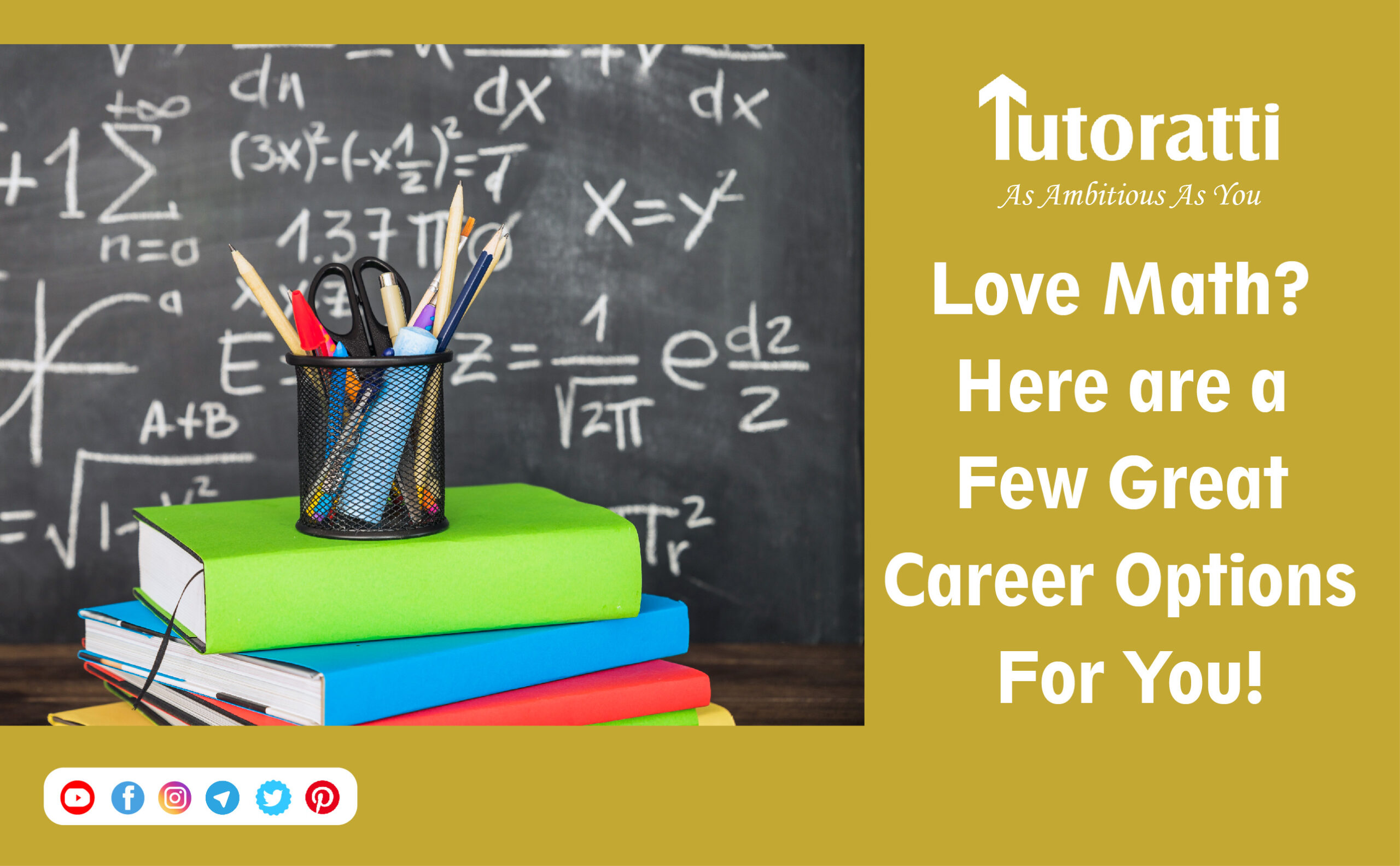 Love Math? Here are a few great career options for you!